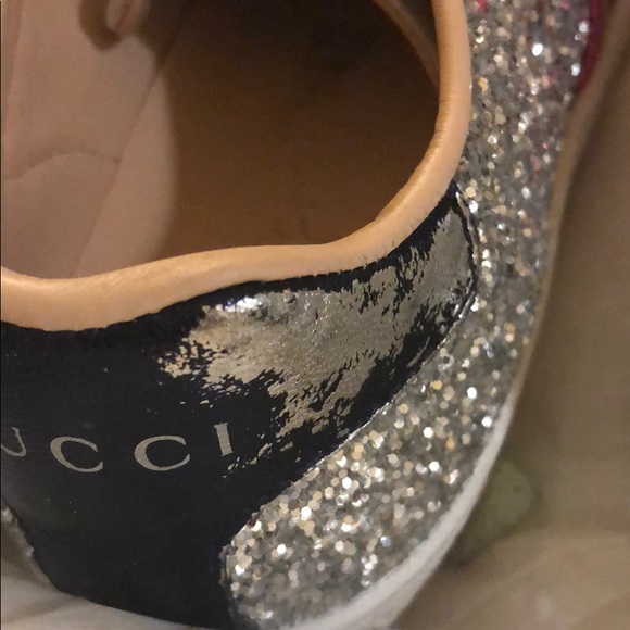 Gucci Ace glitter women’s silver - Picture 5 of 5